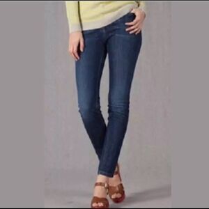Boden Slim Straight Dark Wash Denim Jeans, 4 Regular